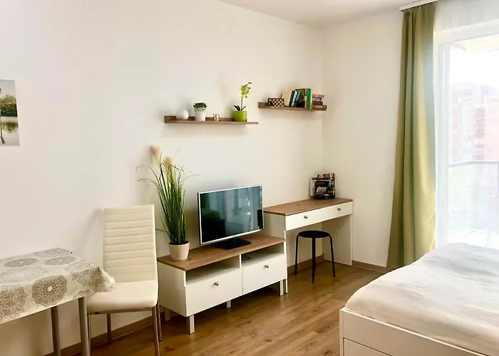 Διαμέρισμα Sweet , 30sqm Studio, Free Private Parking, Mountain View, Balcony, 20 Min From Downtown *